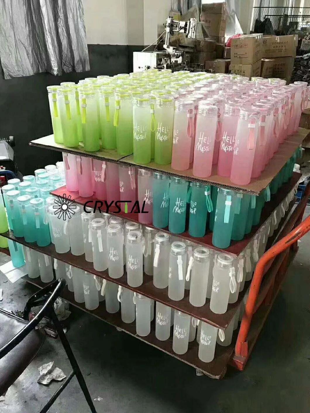 480ml Wholesale Top Grade Beverage Glass Water Bottle for Gift on Hot Sale