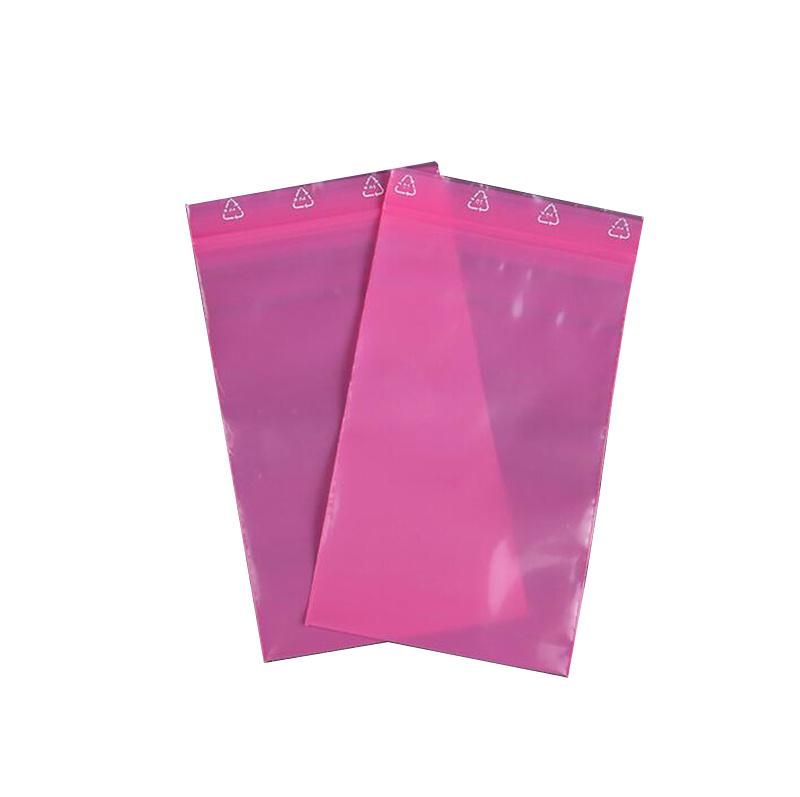 LDPE Antistatic Pink Plastic Bag
