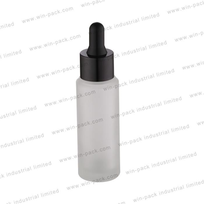 15ml 20ml 30ml 50ml Eco Friendly Mould Glass Dropper Clear Frosted Glass Serum Mould Frosted Glass Bottle with Dropper Bottles Eliquid Container for Skincare