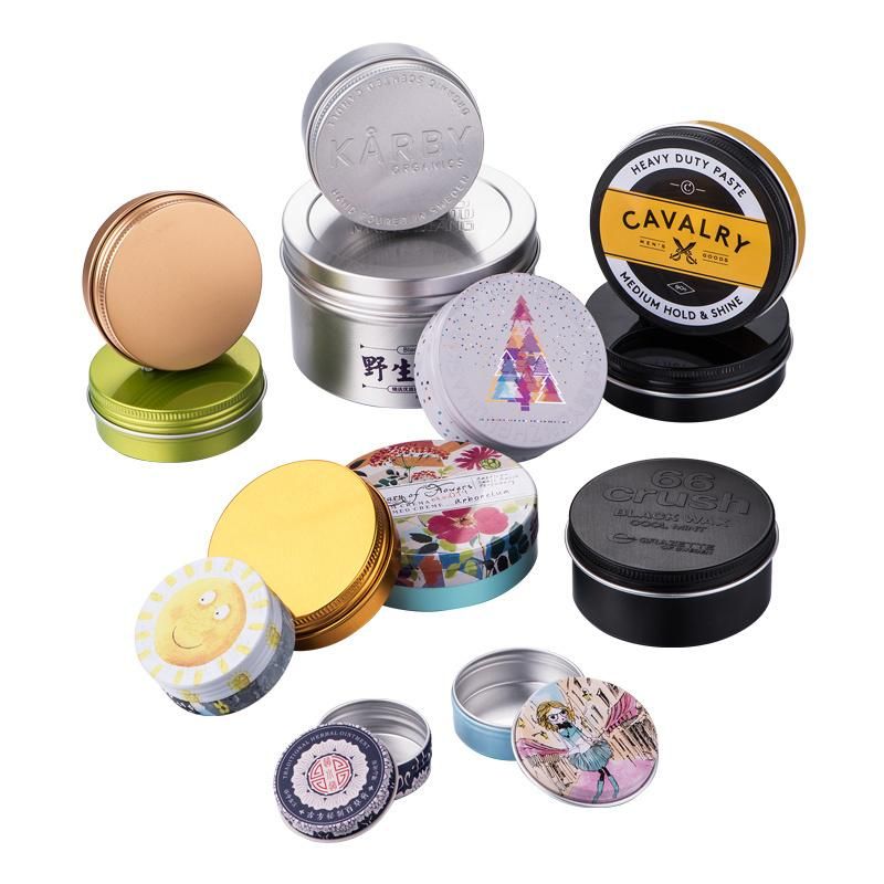 Hot Selling Round Manufacturer 60g Aluminium Empty Cosmetic Cream Jar