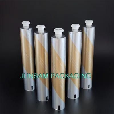 Offset Printing Aluminum Empty Tube Soft Collapsible Metal Container for Cosmetic Packaging