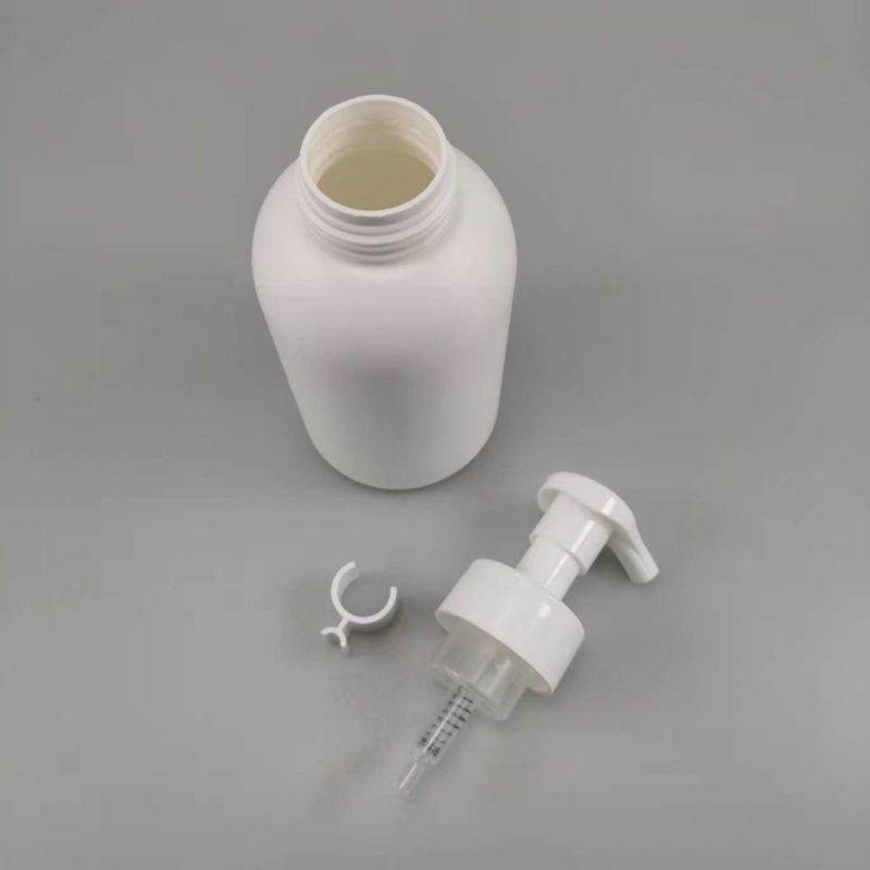 300ml 500ml Round HDPE Foam Dispenser Pump Bottle Handwash Soap Foam Bottle