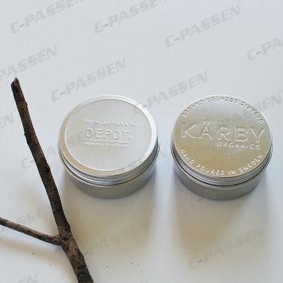 Food Grade Inner Coated Aluminum Metal Jar for Cosmetic Packaging