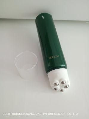 New Design Massage Oil Cream Tube with Steel Ball Roller Applicator