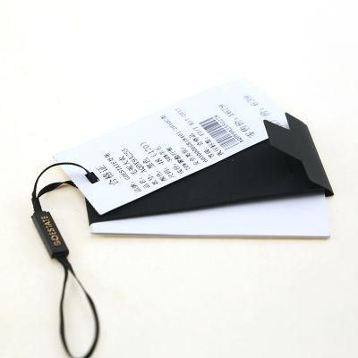 Poyester Strings Black Color Fsc Paper Hangtag