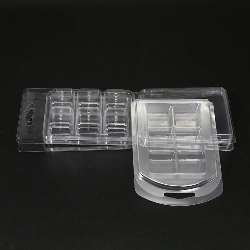 PET/PVC Clear Plastic Boxes Cavities Clamshell Blister tray Cosmetic Packaging Boxes