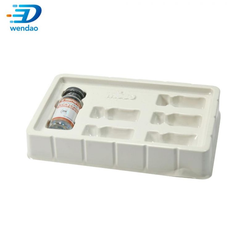 1ml/2ml/3ml/5ml/10ml Medical Ampoule Glass Blister Plastic Packaging Tray for Ampoule & Vial