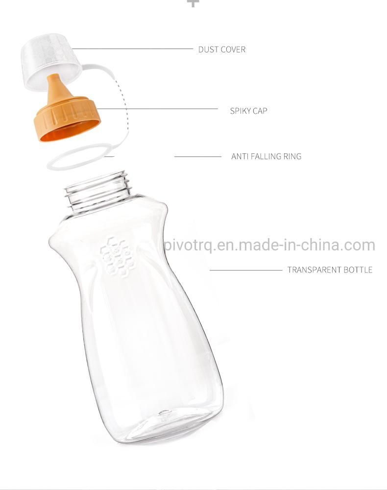 500g 800g 1000g Squeeze Bottle with Food Grade Pet for Honey Packaging