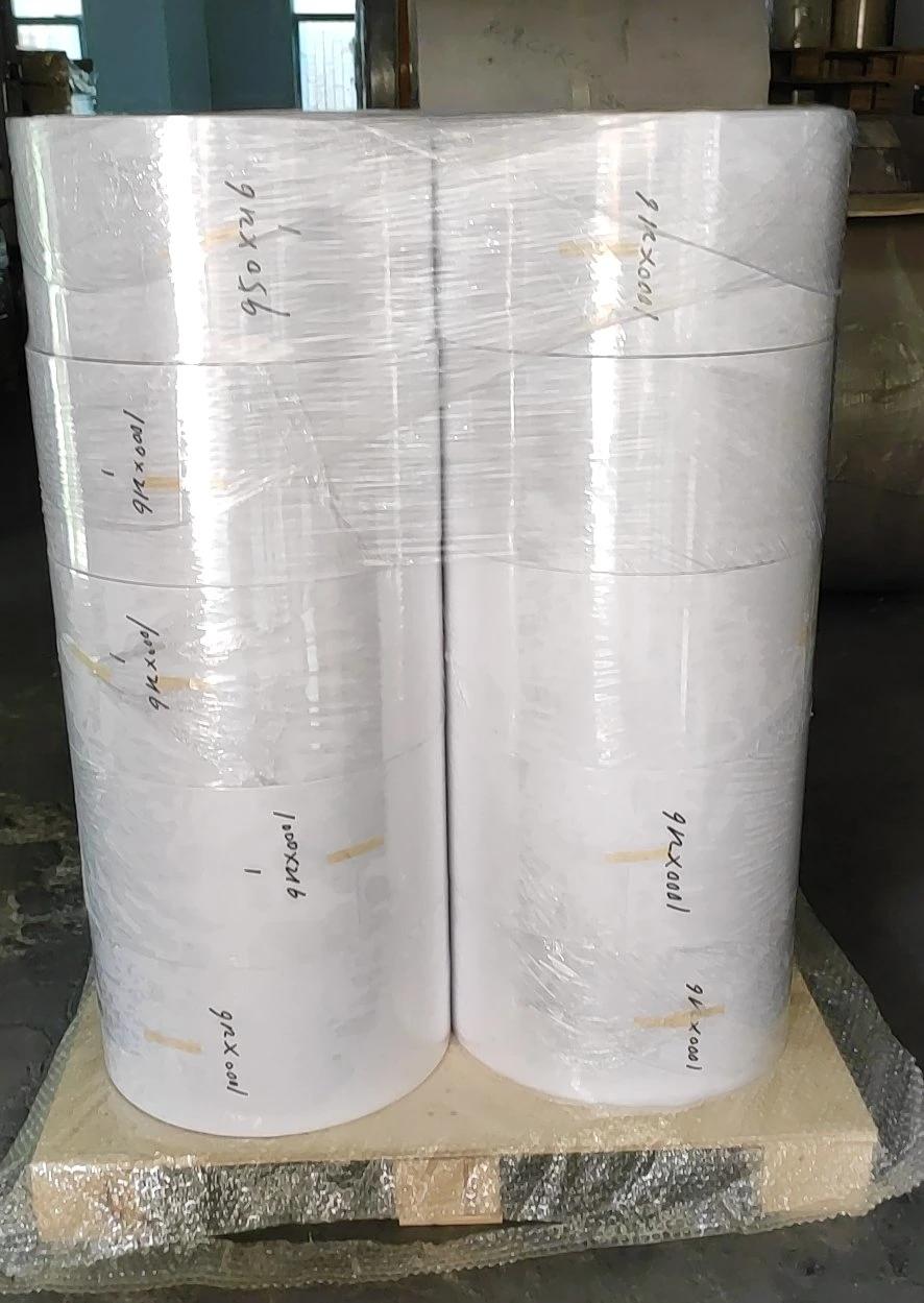 Self Adhesive Direct Thermal Synthetic Label Raw Material in Jumbo Roll