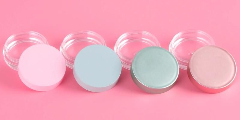 10g Beautiful Round Empty Plastic Container for Beauty Cosmetic Packaging