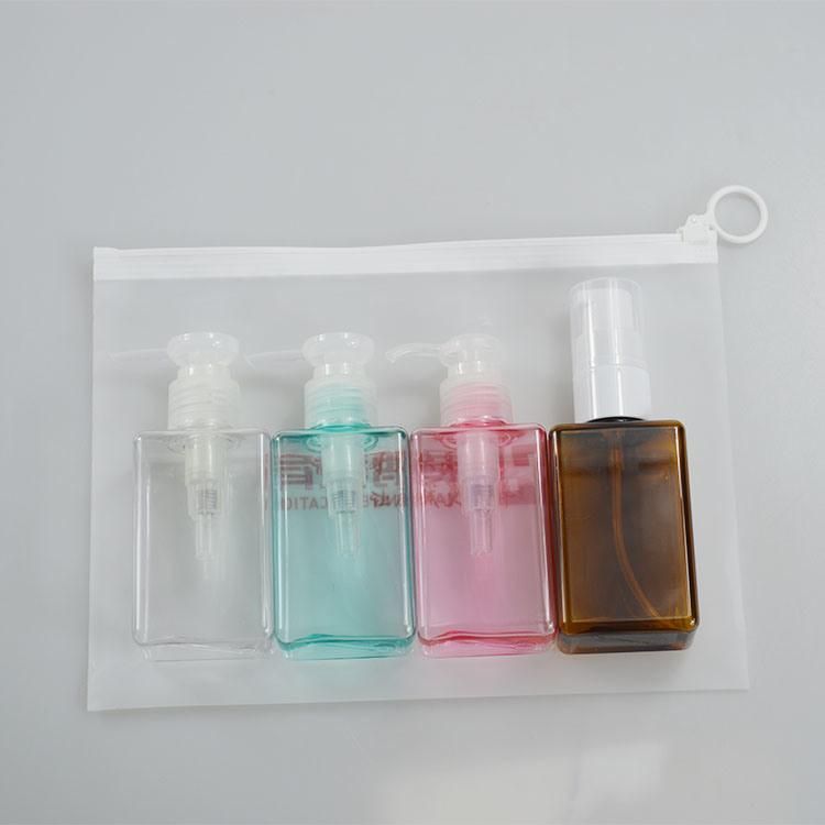 Custom Cosmetic PETG Plastic 100 Ml Travel PETG Travel Set Bottle Kit