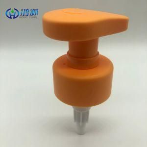 Hongyuan Special Design Plastic Lotion Pump, Ribbed Hand Skin Care PP Plastic Dispenser Cosmetic Lotion Pump for Cleaning Use Shampoo Pump