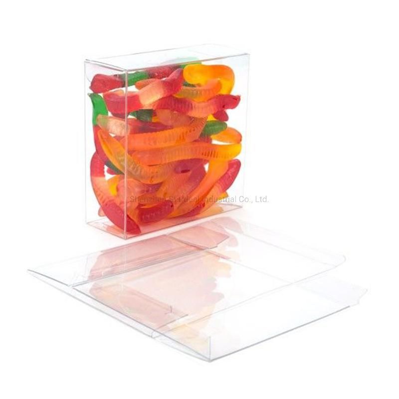 Transparent Plastic Gift Box Custom Clear PVC Packing Box