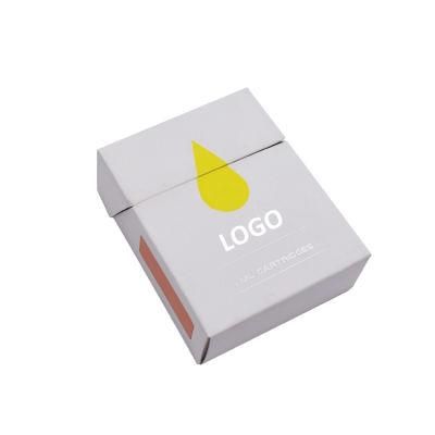 Custom Logo White Simplicity Style Vape Cartridge Packaging