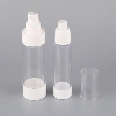 White Plastic Cosmetic Lotion Pump Bottle 5ml 10ml Cosmetic Packaging Bottle