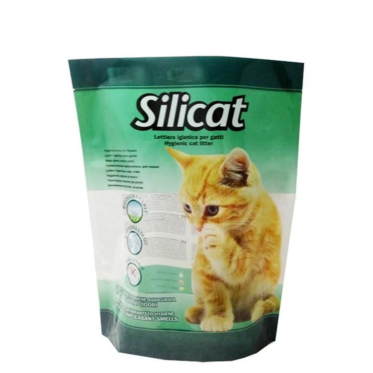 3.8lb 6lb 10lb 15lb 2kg 3kg 5kg Cat Litter Polyethylene Stand up Packaging Bag with Design Printing