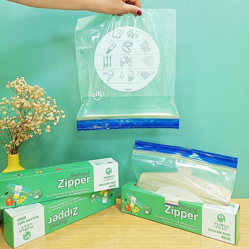 LDPE Transparent Transportation Quart Plastic Zip Lock Bag