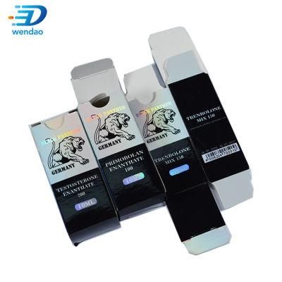 Newest Design Your Logo Steroid Pharmaceutical 10ml Vial Labels Box