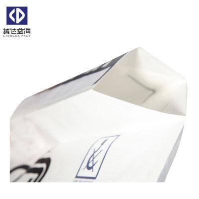 China Factory Waterproof Square Bottom PP Woven Valve Bag Ad Star Bags for Packing Cement Chemical