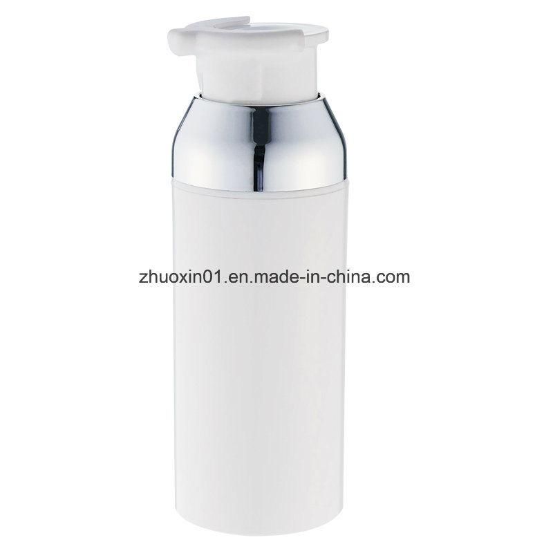 aluminium Collar Cosmetic Plastic Bottle for Body Sunlock