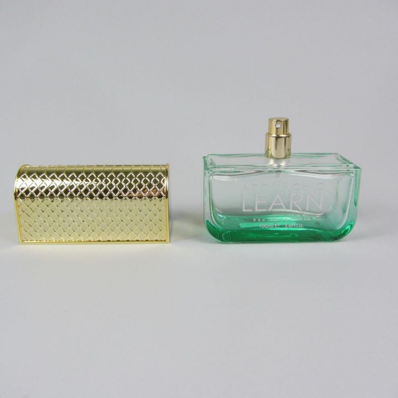 Square Unique Fancy 100ml Empty Perfume Bottles Glass Bottle