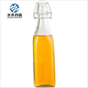 500ml Swing Top Square Drinking Glass Bottle Wine Bottle for Sale