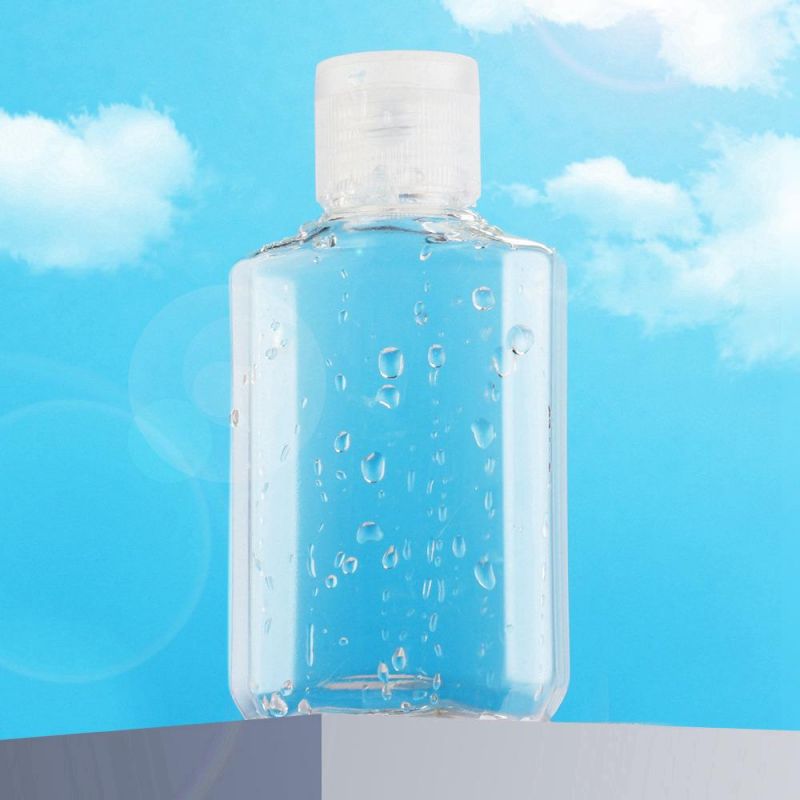 60ml Transparent Pet Plastic Clear Empty Hand Soap Gel Bottle (B007-1)