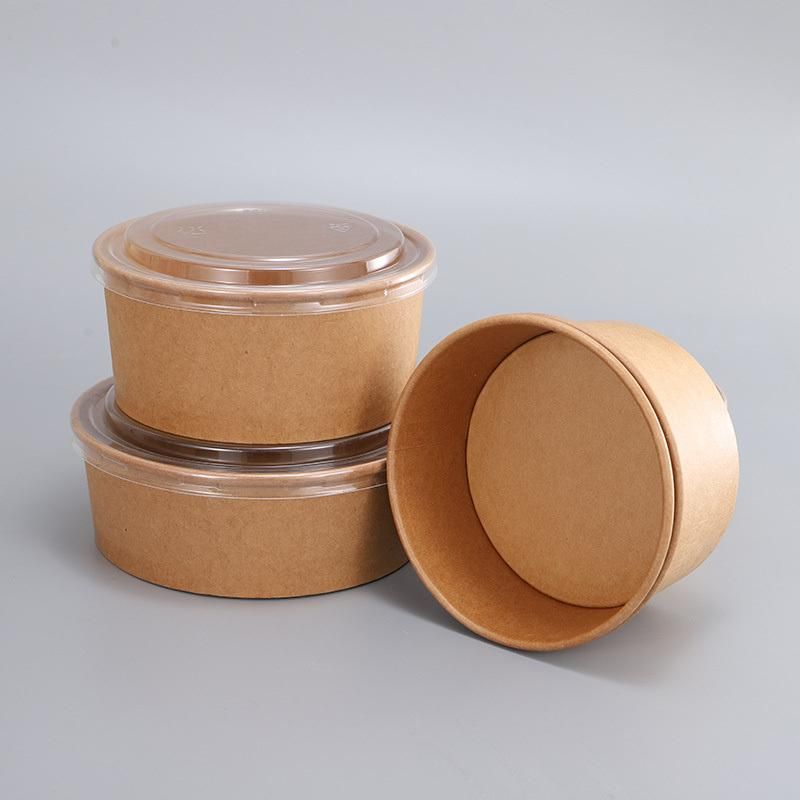 Compostable Food Packaging Paper Bowl Container with Lids