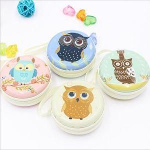 Acceptable Customization Tinplate Box with Owl Design