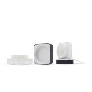 60g PP PETG Square Cosmetic Packaging Plastic Square Cream Jar