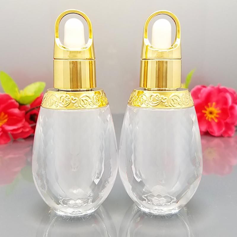 in Stock Ready to Ship Hot-Selling Perfume Bottles Gold Glass Dropper Bottle 10ml for Essential Oil Fragrance Bottle