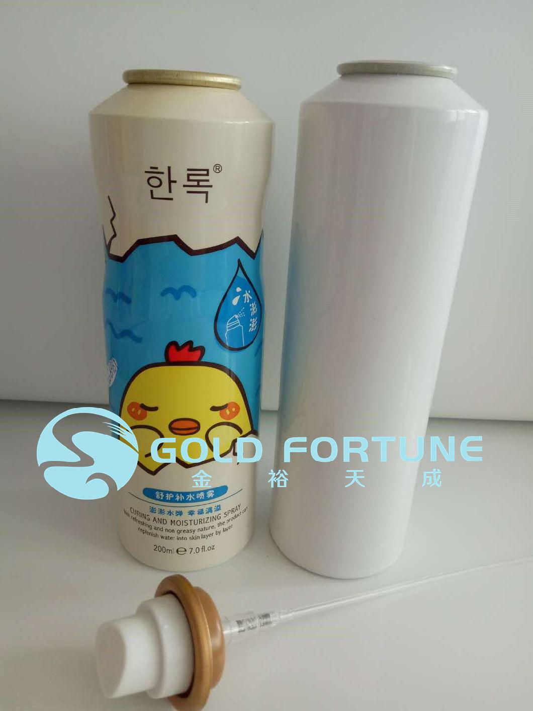 Offset Printing Empty Aluminium Spray Can for Hair Spray