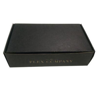 Pure Matte Oil Black Recycled Paper Cardboard Carton Gift Box