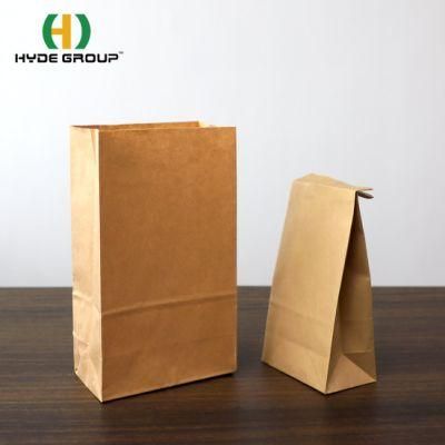 Biodegradble Food Grade Customized Packaging Craft Paper Bag Take Away Personalized Bags