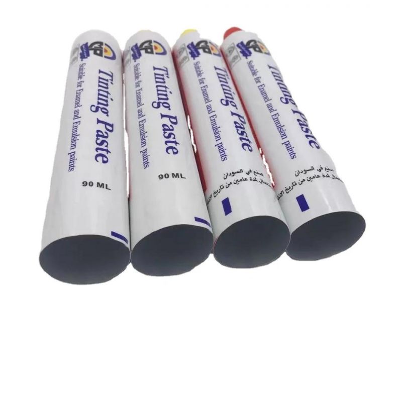 50g 40mm Diameter Purple Abl 5 Layer Aluminum Laminate Empty Cc Cream Cosmetic Tube Packaging with Sc