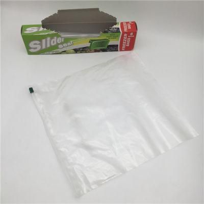 Food Grade BPA Free LDPE Waterproof Tide Gallon Size Food Storage Slider Bag