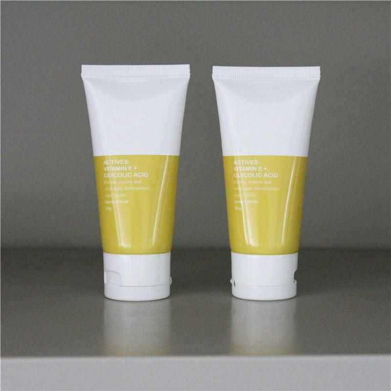 50ml 60ml 70ml 80ml 90ml 100ml White Screw Cap Cosmetic Soft PE Plastic Tubes