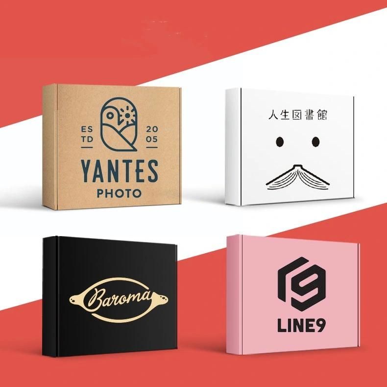 Custom Logo Kraft Paper Recycle Corrugated Paperboard Package Box