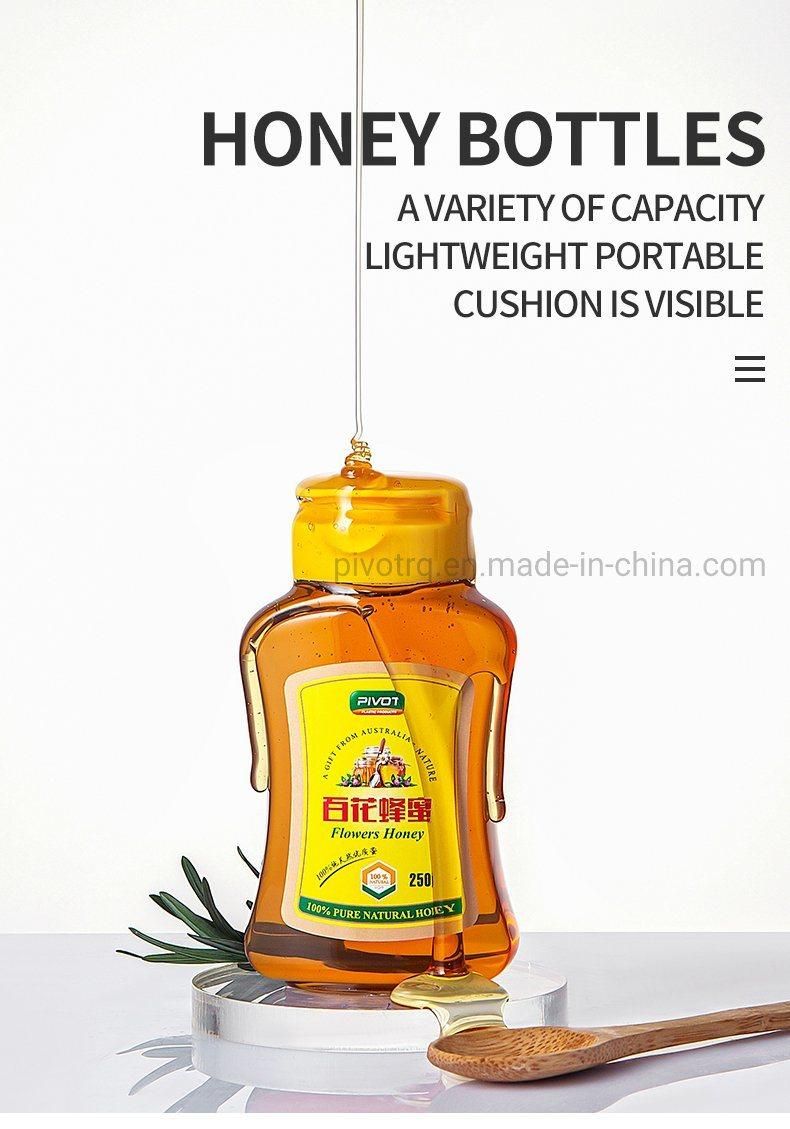 250g Plastic Bottle Empty Jar for Honey with 250g 500g Sizes