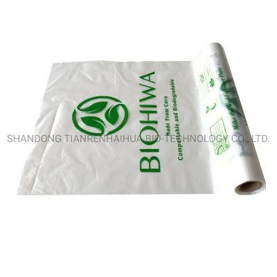 China Factory Green Environmental Corn Starch Eco Friendly PLA Recycle Reusable Biodegradable Packaging Plastic Shopping Bags