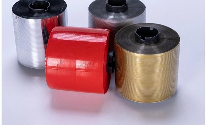 Golden and Colorful Tear off Tape for Chocolate Packaging in BOPP / Mopp / Pet Material