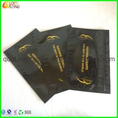 Plastic Child Proof Tobacco Bag Smell Proof Mylar Bags with Double Zipper