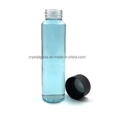Wholesale Glass Cold Brew Voss Water Bottle with Colorful Caps