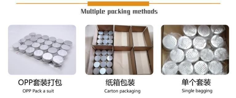 10ml 15ml 25ml 30ml 50ml 60ml 80ml 100ml Flat Aluminium Tin Box Aluminium Jar Ointment Container