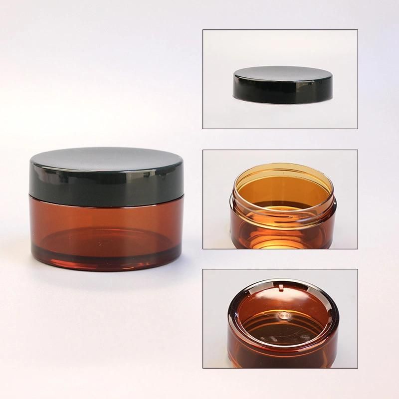 75g, 80g PETG Plastic Cosmetics Cream Jar for Cosmetics Skin Massage Cream Container