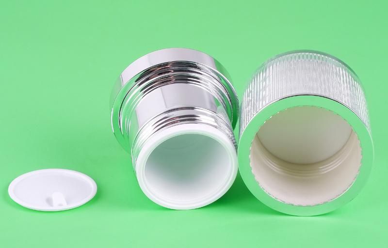 30g 50g Round High Quality Elegant Plastic Empty Cream Jar for Skin Care Products