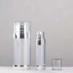 20ml 30ml Round Plastic Airless Transparent Oil Bottle