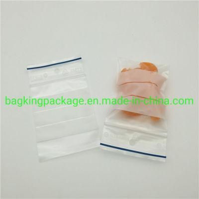 Writable Panel Reclosable Grip Bag Zip Lock Bag