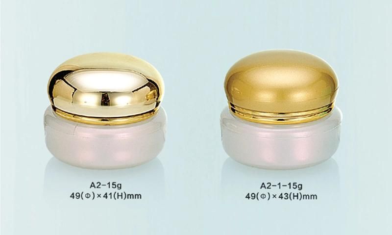 15g Round Empty Plastic Cream Jar Container for Skin Care Packaging