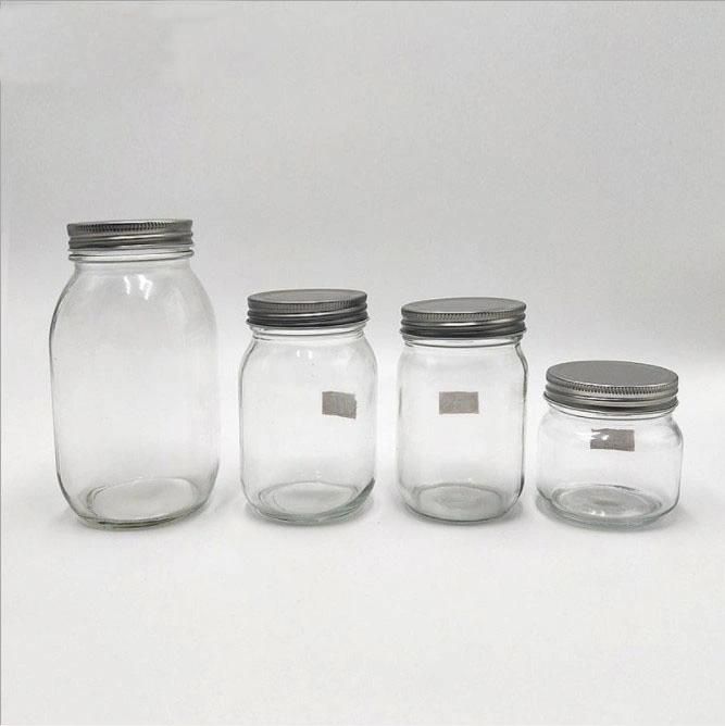 Best Quality Thicken Food Storage Glass Mason Jar with Sealed Lid 16oz